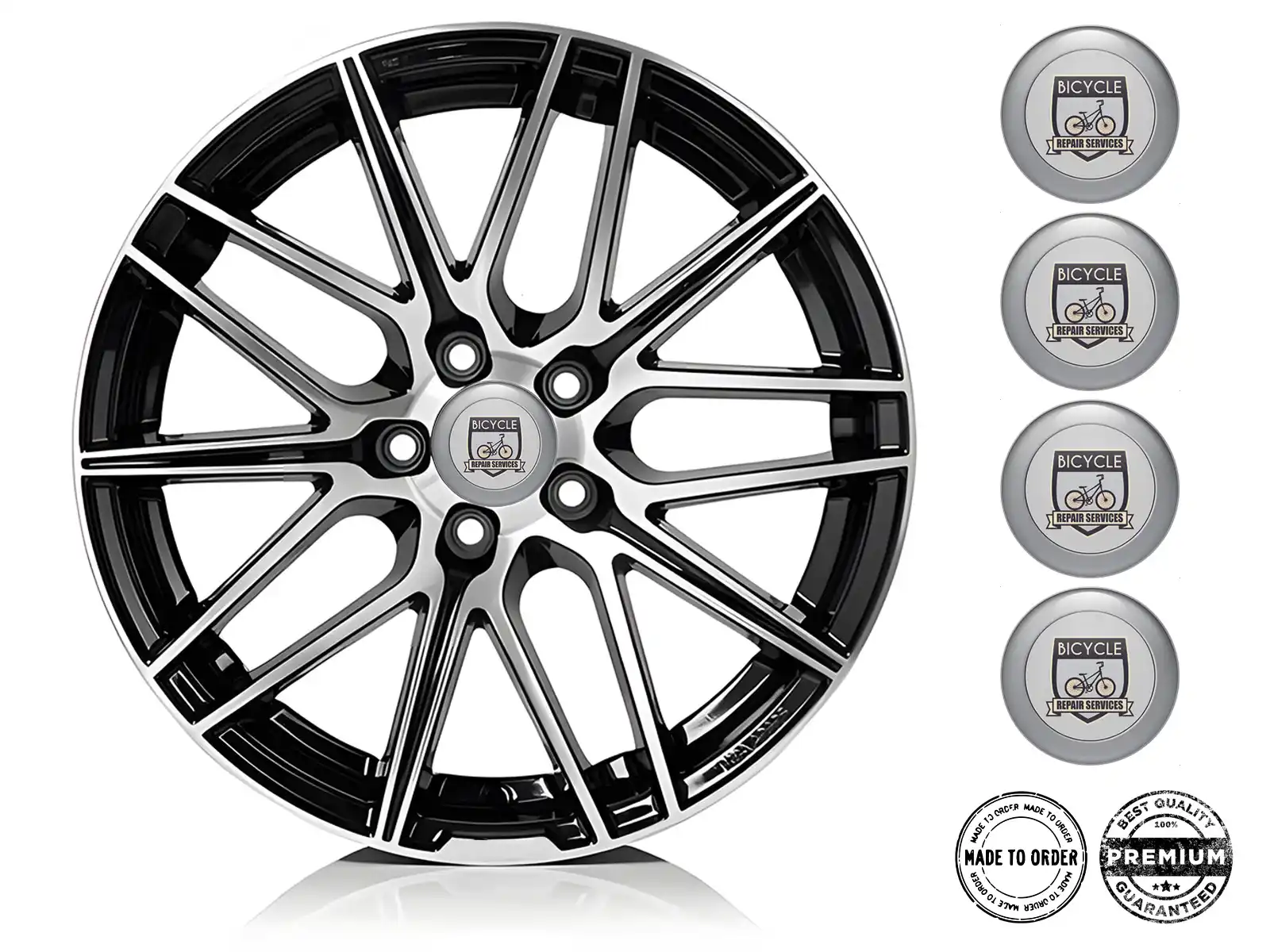 Wheel Decals Version Custom Resin Stickers